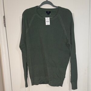 J crew New with tags Men's Olive Crewneck Sweater